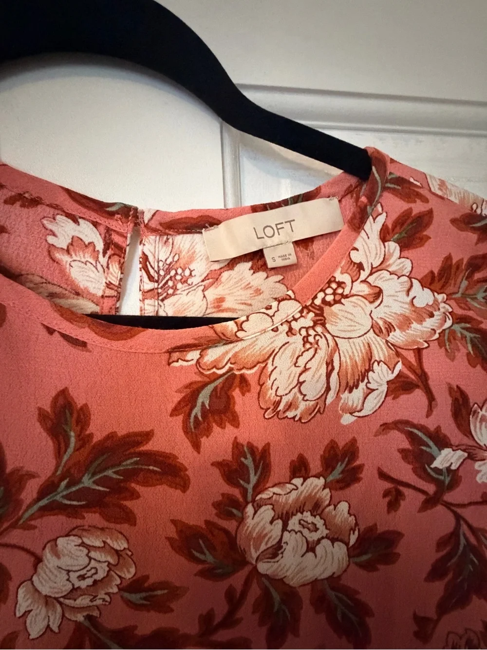LOFT floral blouse